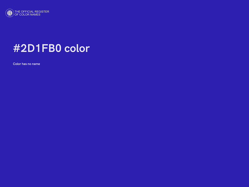 #2D1FB0 color image