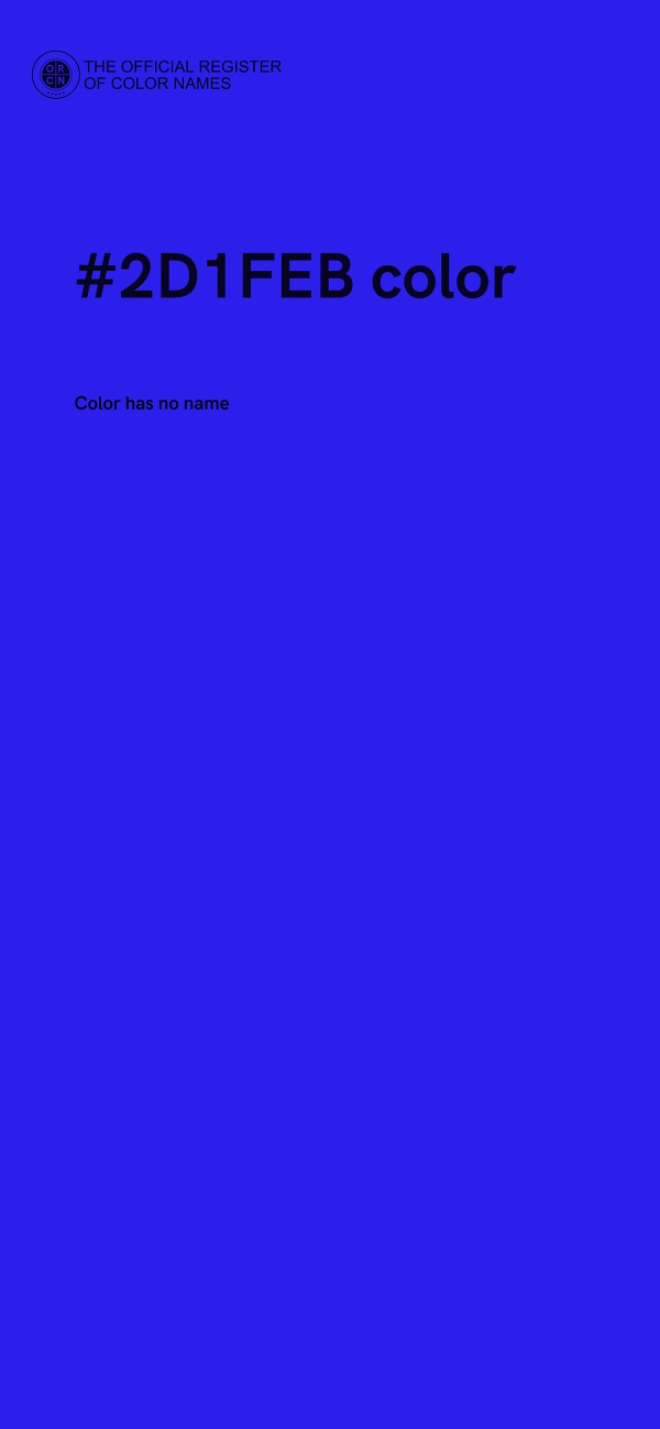 #2D1FEB color image
