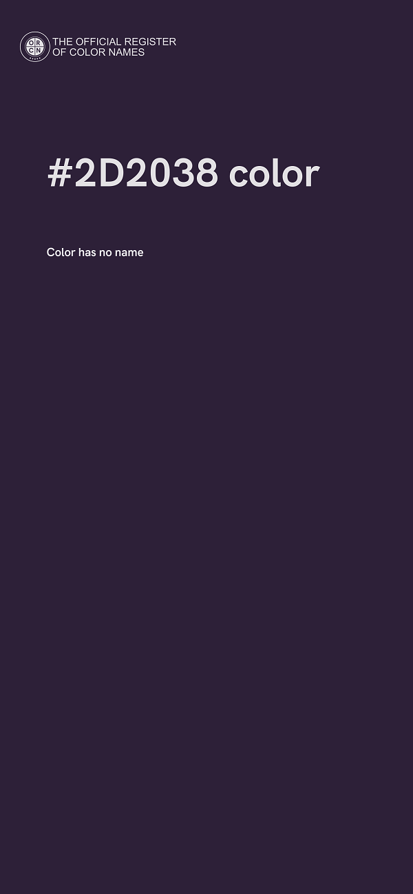 #2D2038 color image