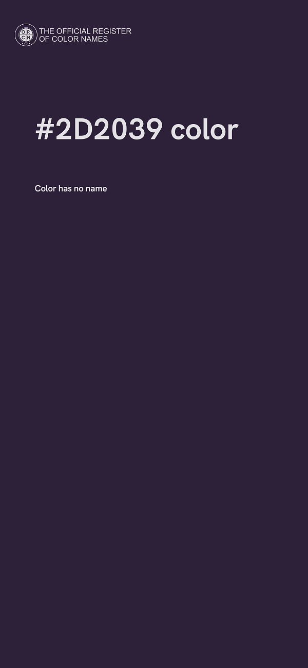 #2D2039 color image