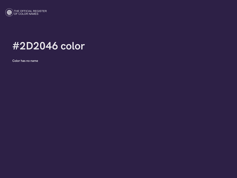 #2D2046 color image