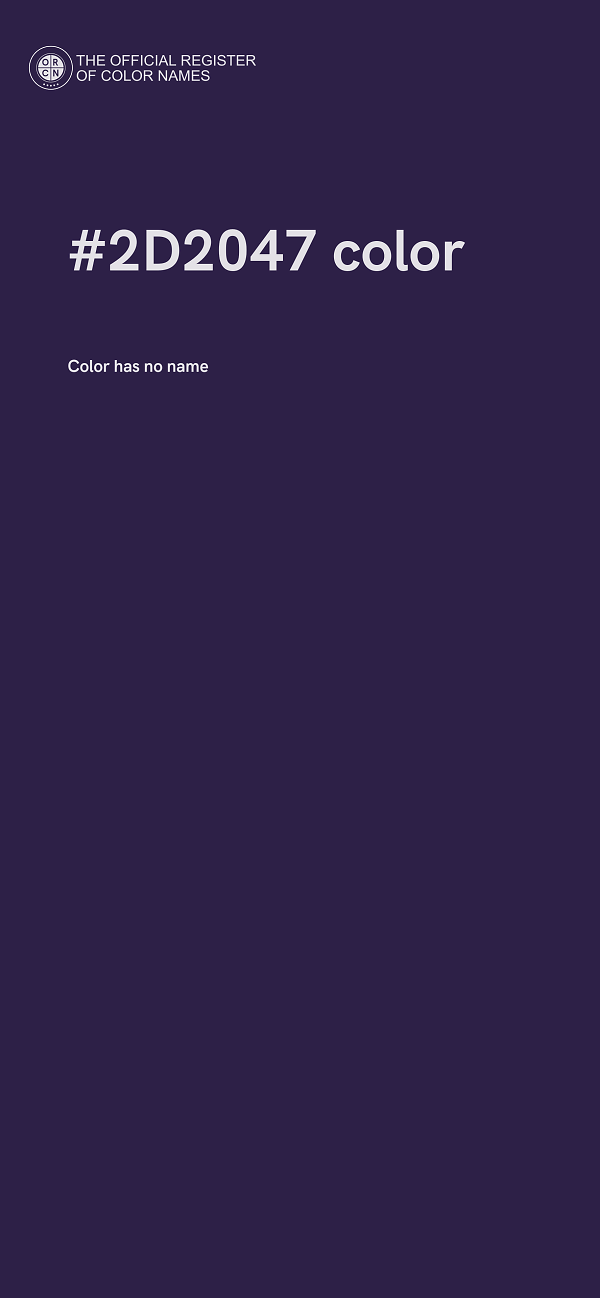 #2D2047 color image