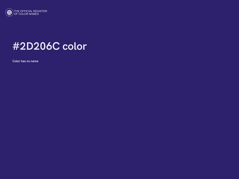 #2D206C color image