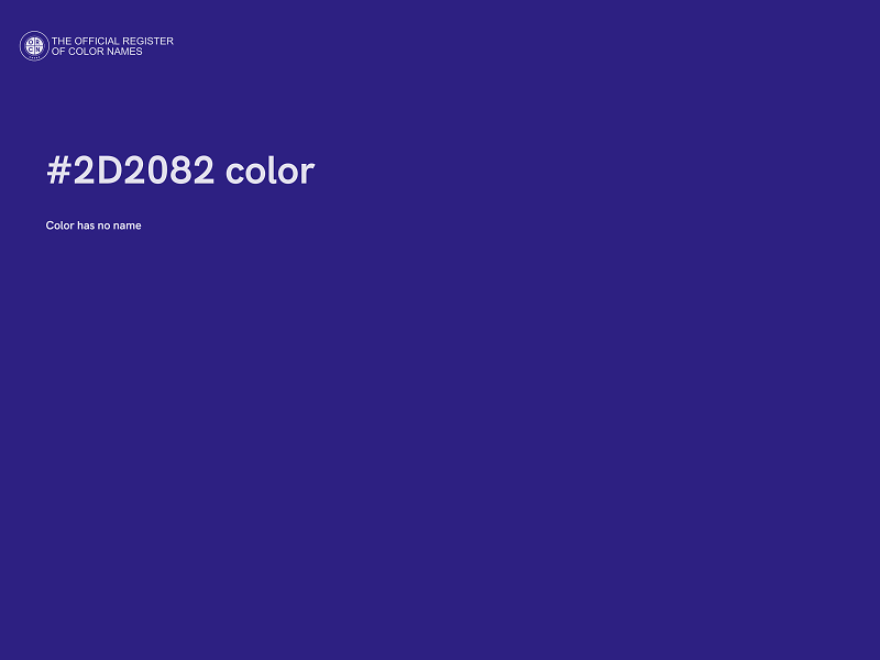 #2D2082 color image