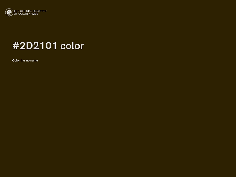 #2D2101 color image