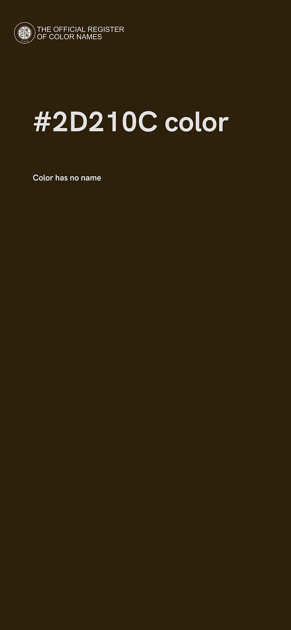 #2D210C color image