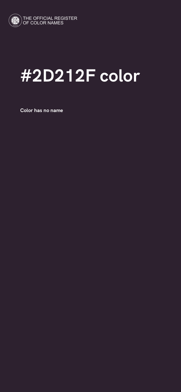 #2D212F color image