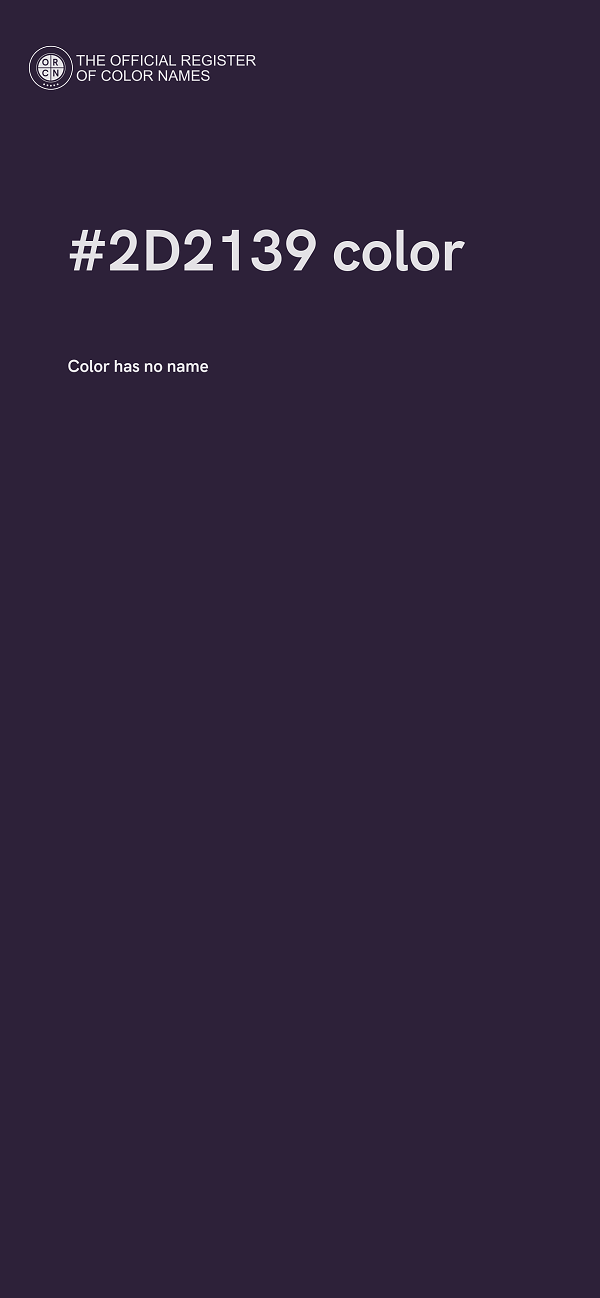 #2D2139 color image