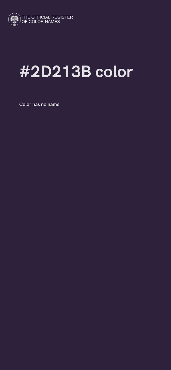 #2D213B color image