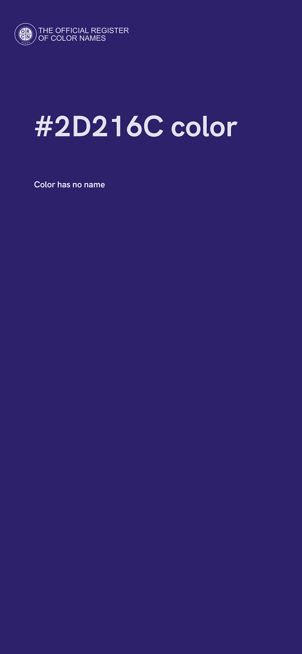 #2D216C color image