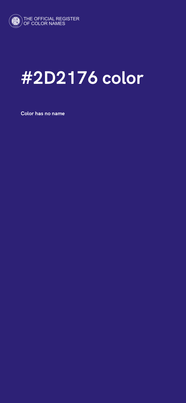 #2D2176 color image