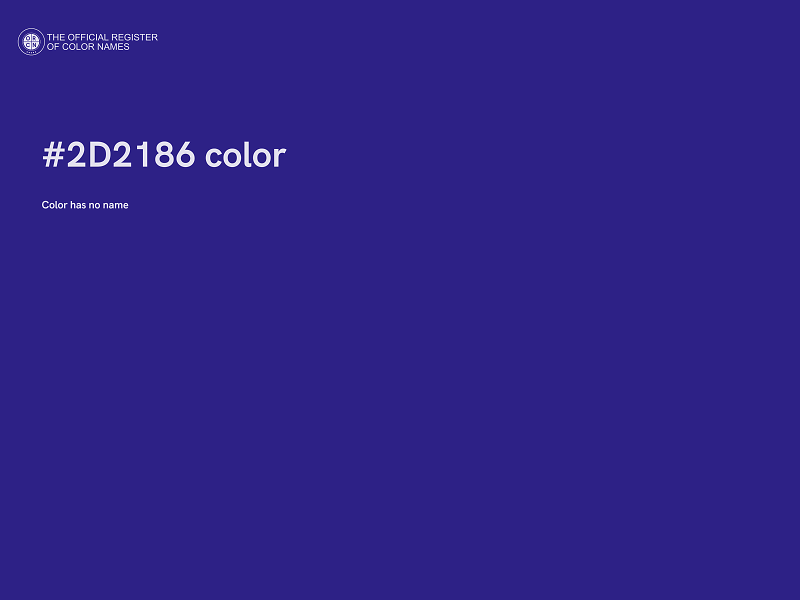 #2D2186 color image