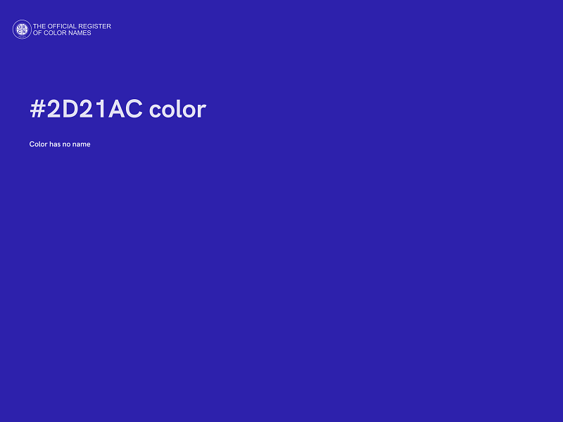 #2D21AC color image