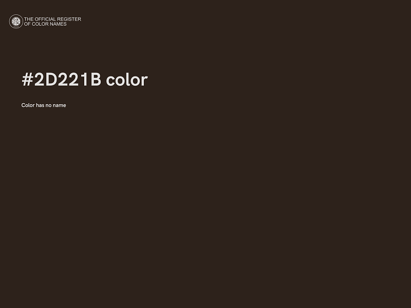 #2D221B color image