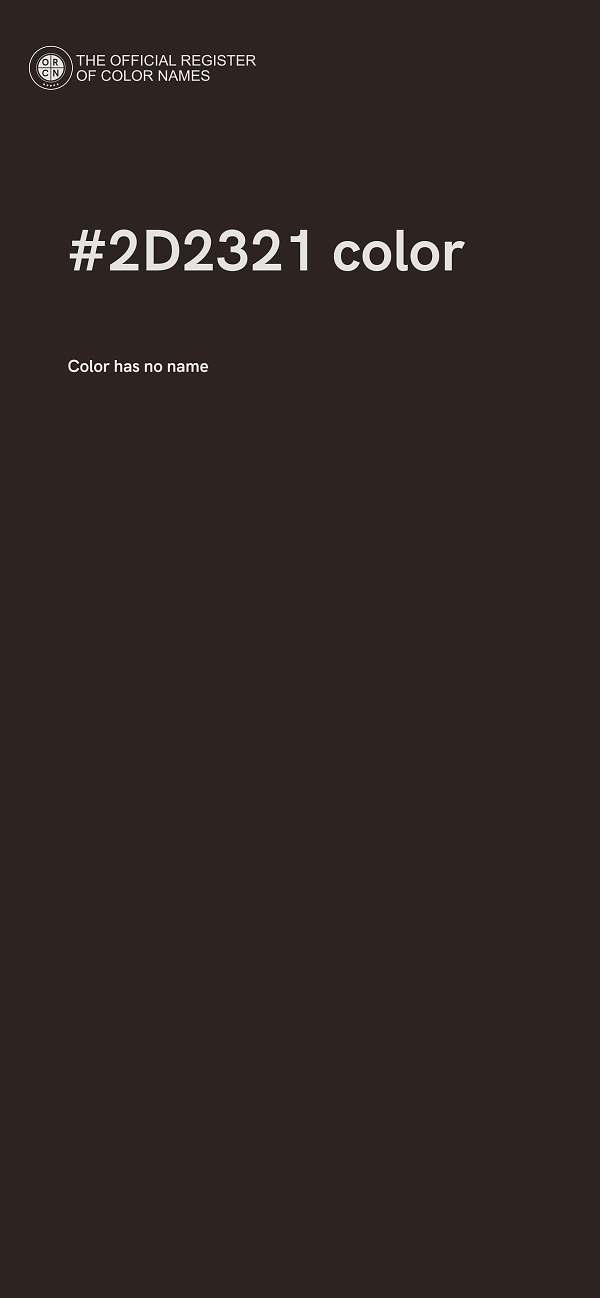 #2D2321 color image