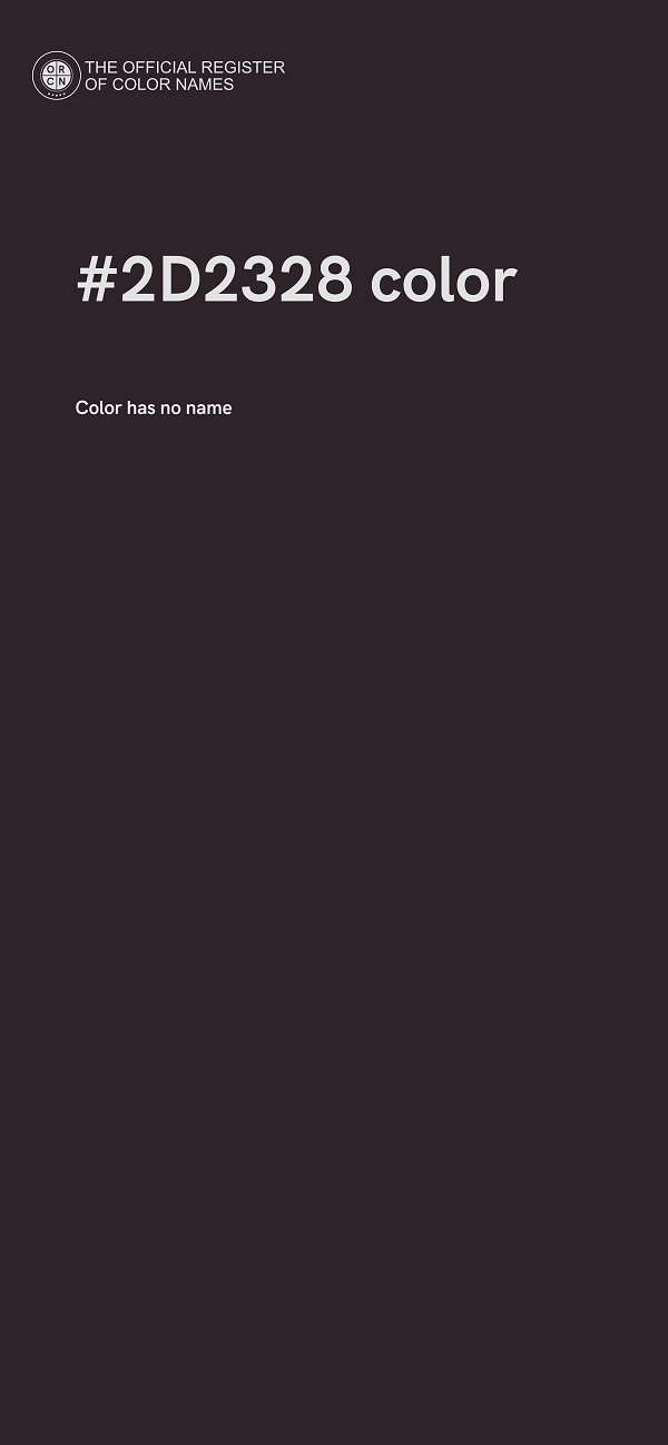 #2D2328 color image