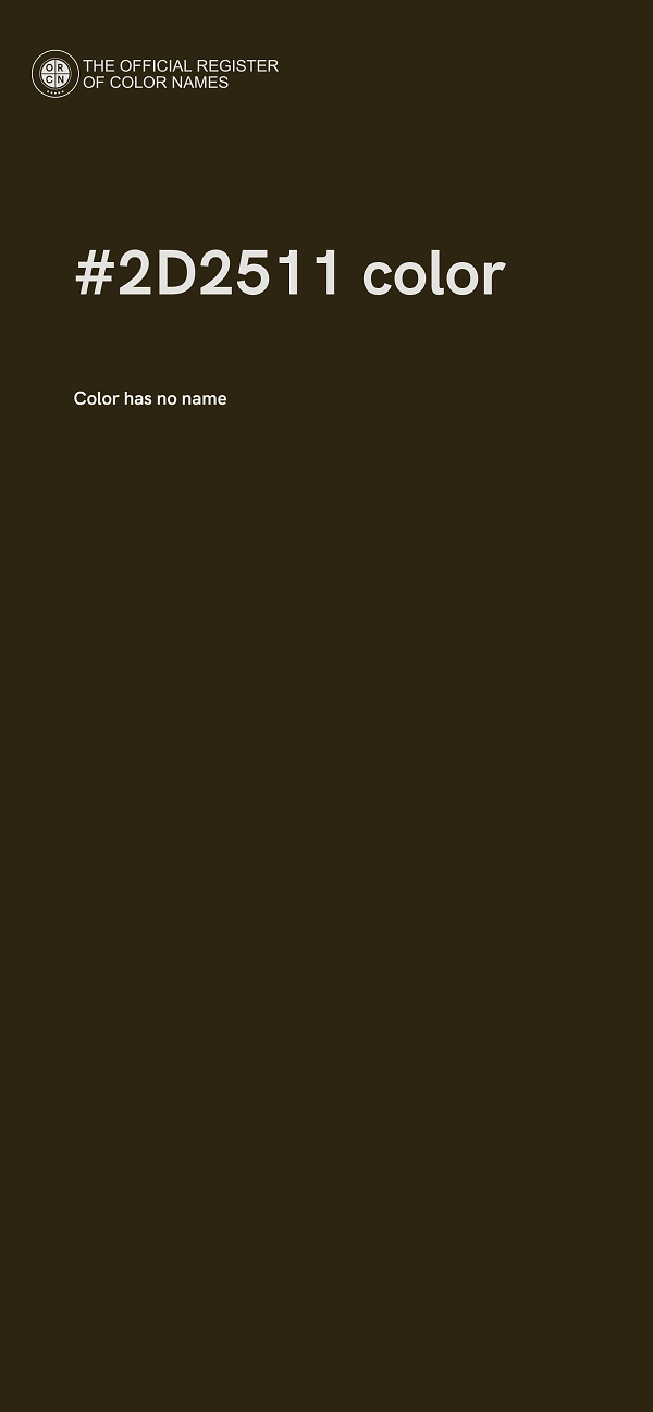 #2D2511 color image