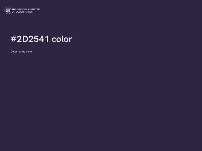 #2D2541 color image