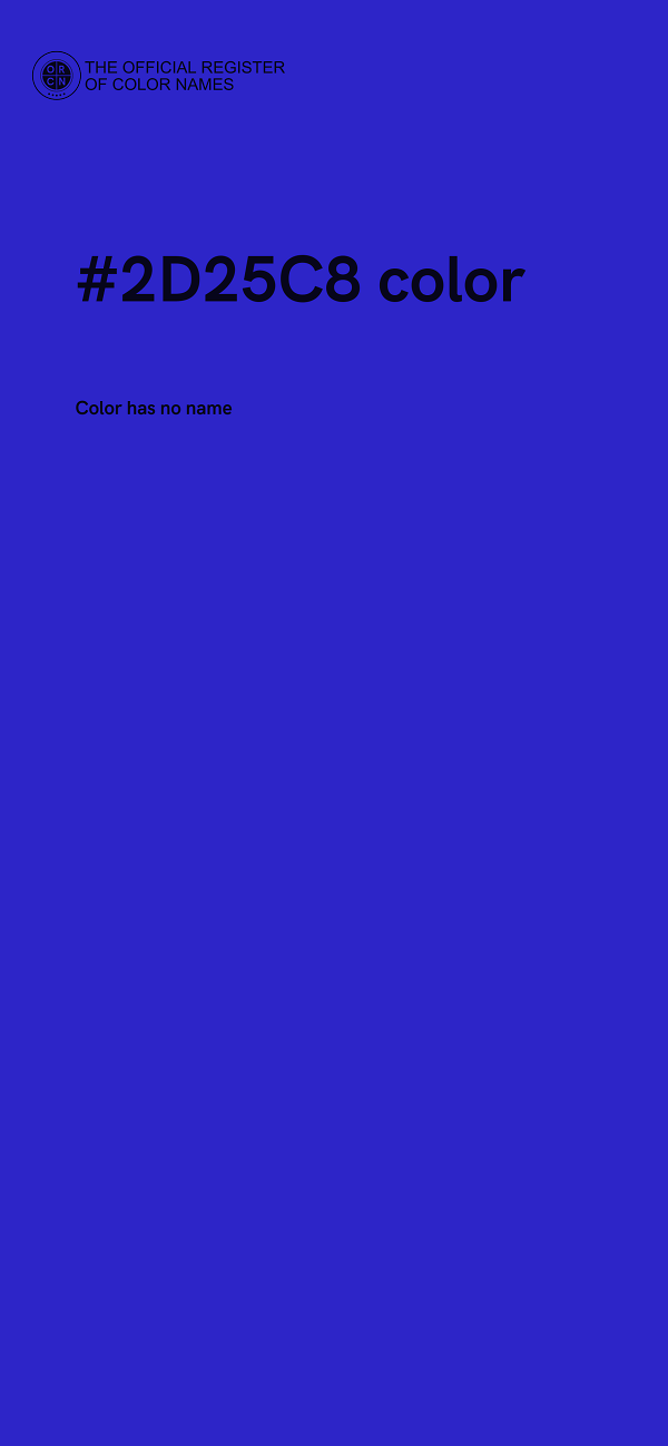#2D25C8 color image