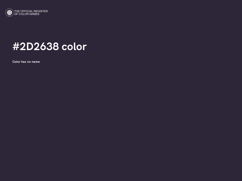 #2D2638 color image