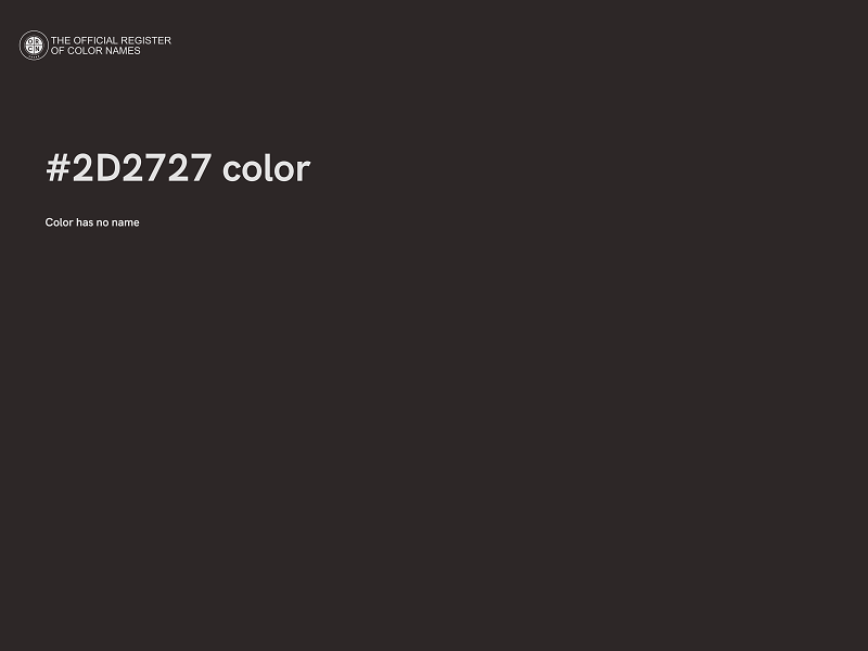 #2D2727 color image