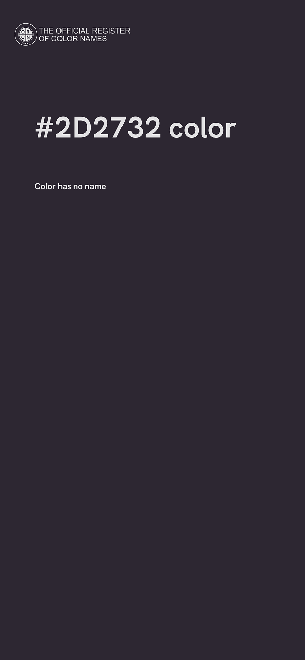 #2D2732 color image