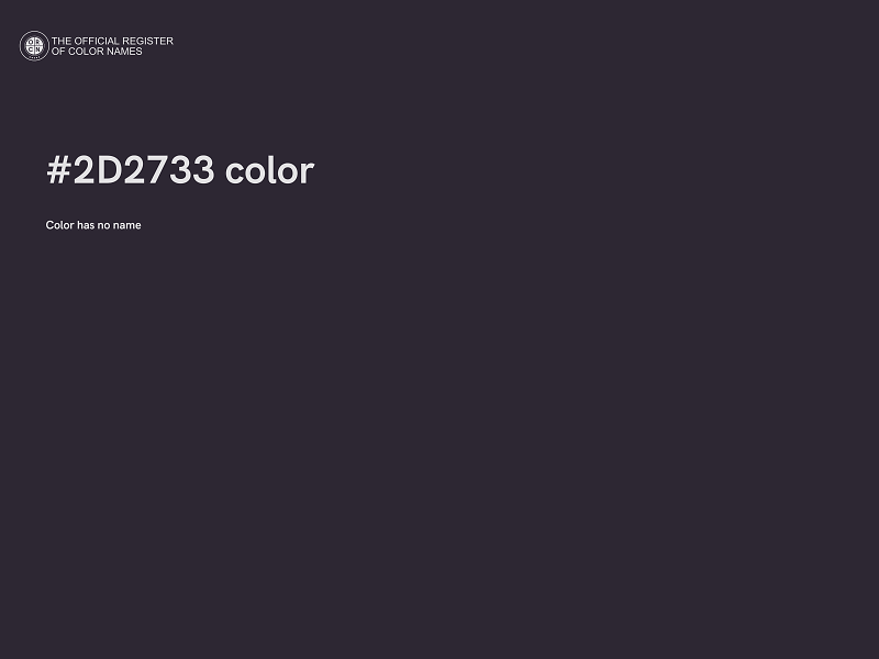 #2D2733 color image