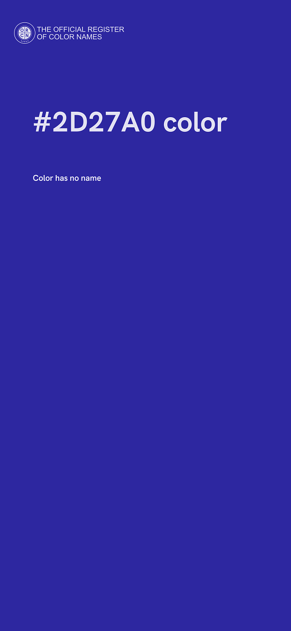 #2D27A0 color image