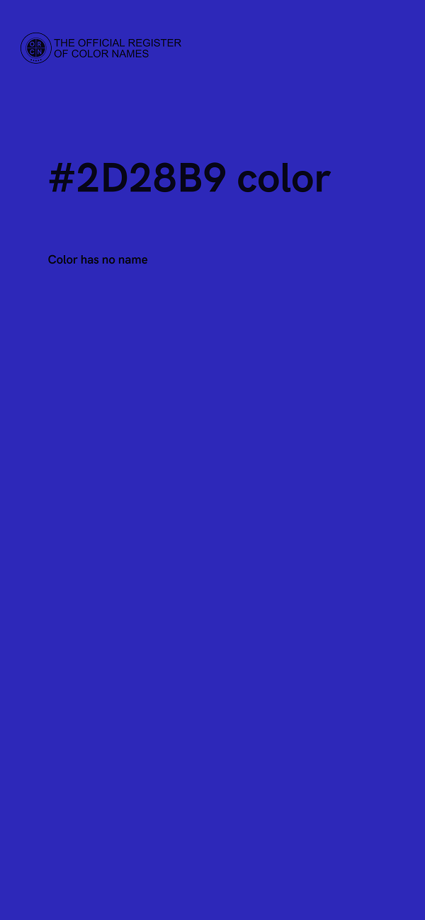 #2D28B9 color image