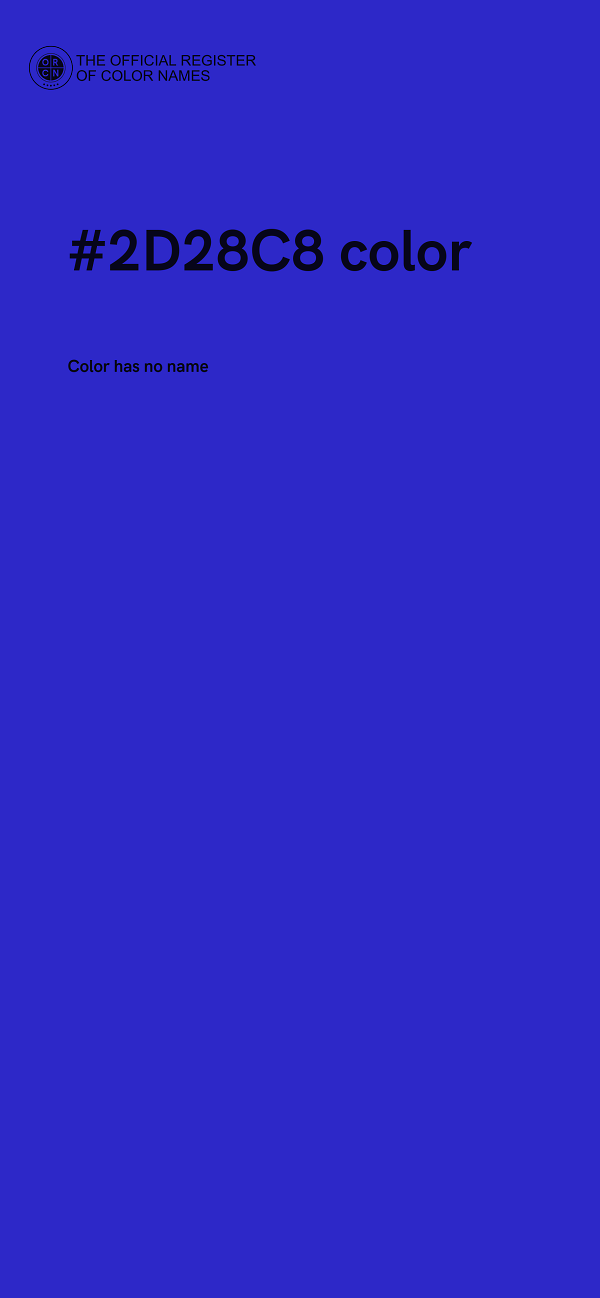 #2D28C8 color image