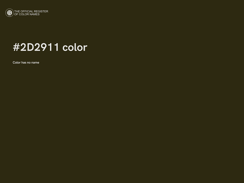 #2D2911 color image