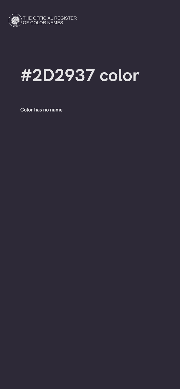 #2D2937 color image