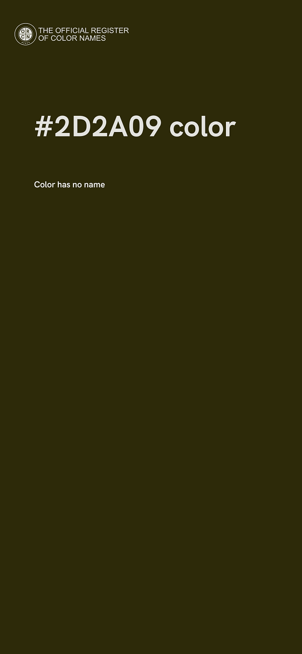 #2D2A09 color image