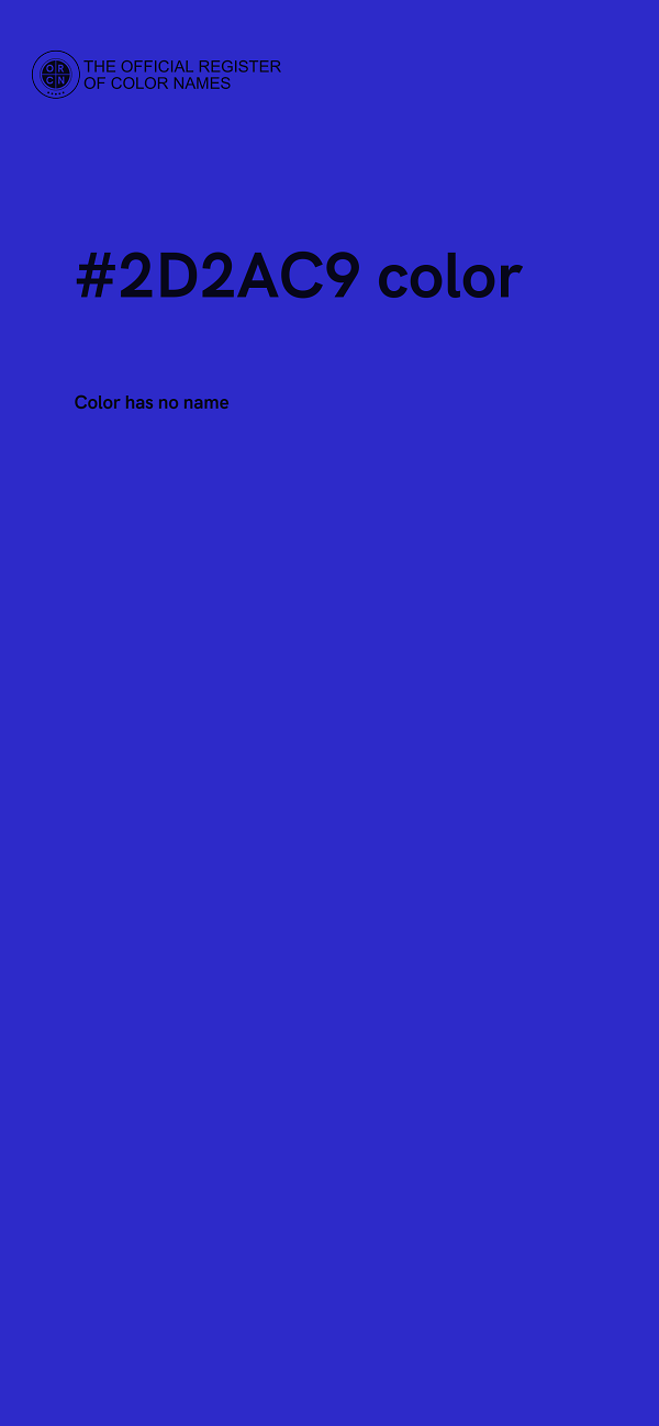 #2D2AC9 color image