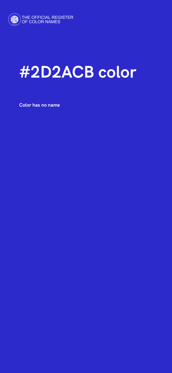 #2D2ACB color image