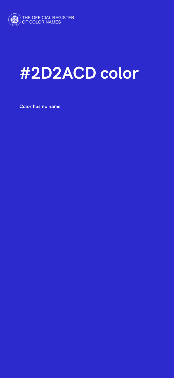#2D2ACD color image