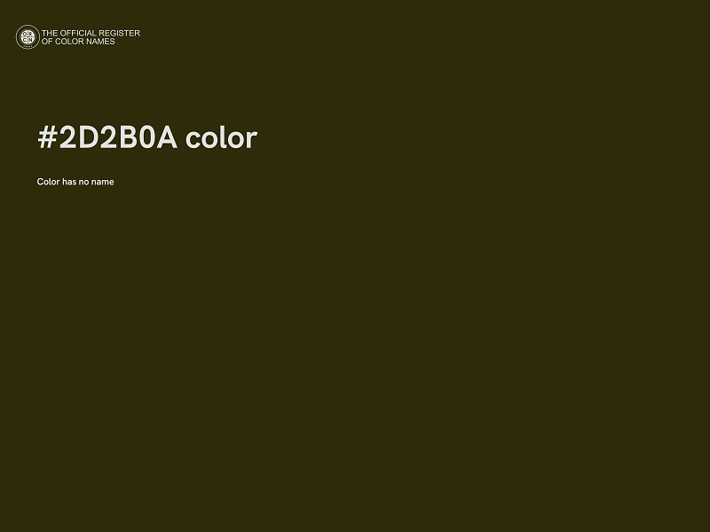 #2D2B0A color image