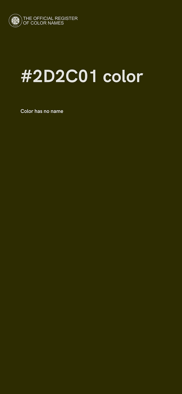#2D2C01 color image