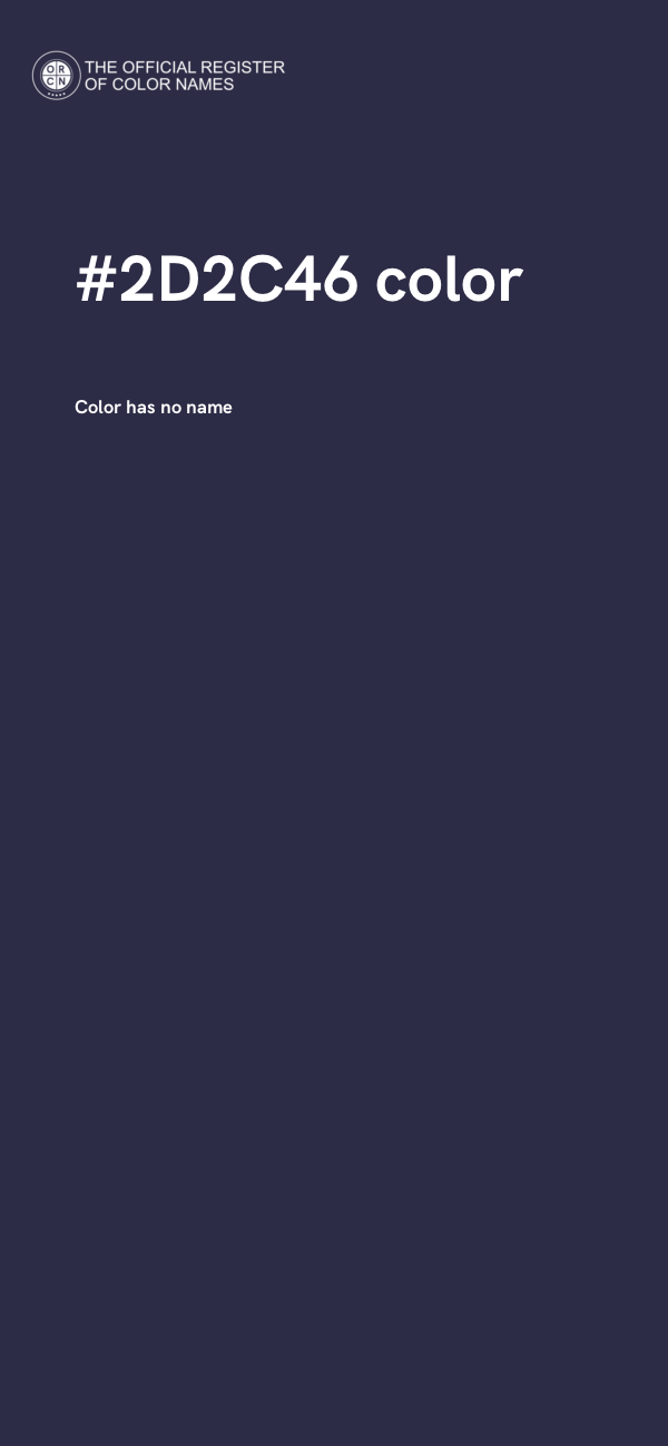#2D2C46 color image