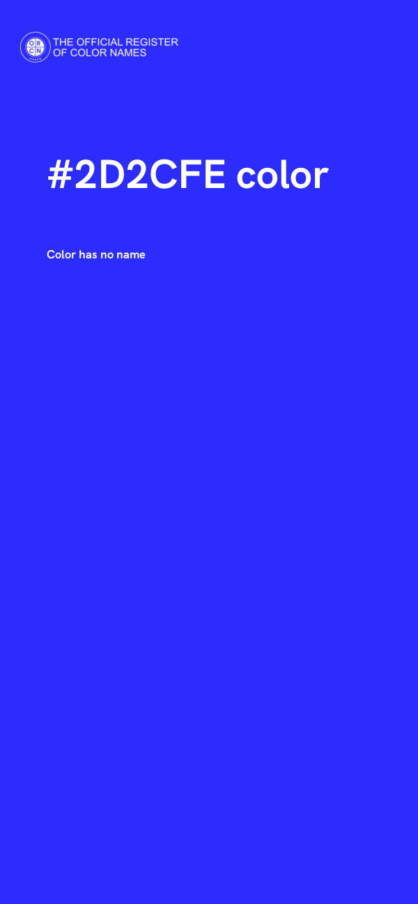 #2D2CFE color image