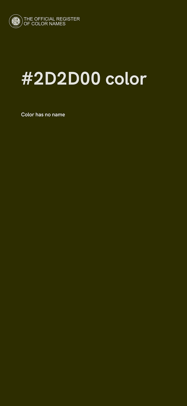 #2D2D00 color image