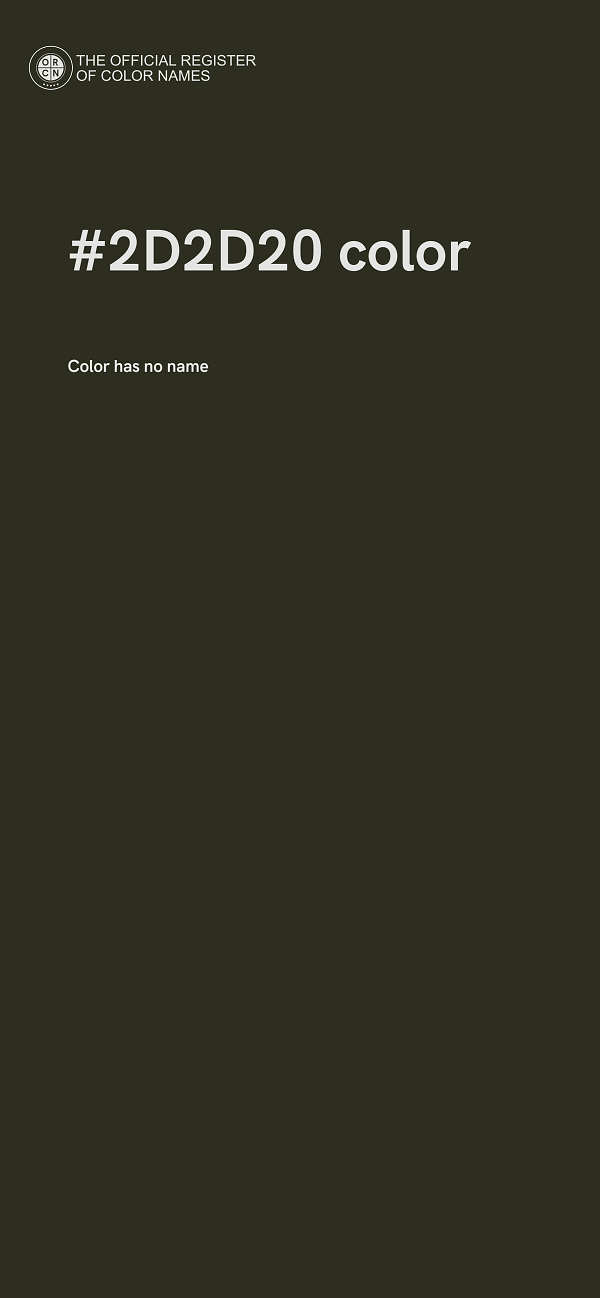 #2D2D20 color image