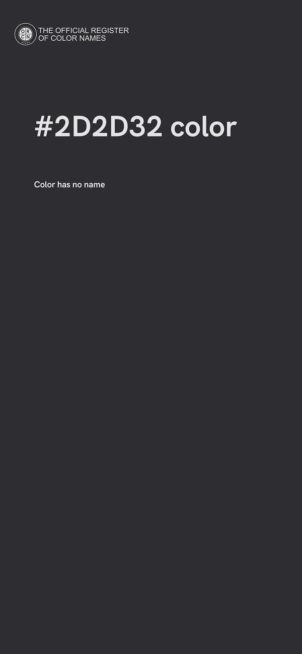 #2D2D32 color image