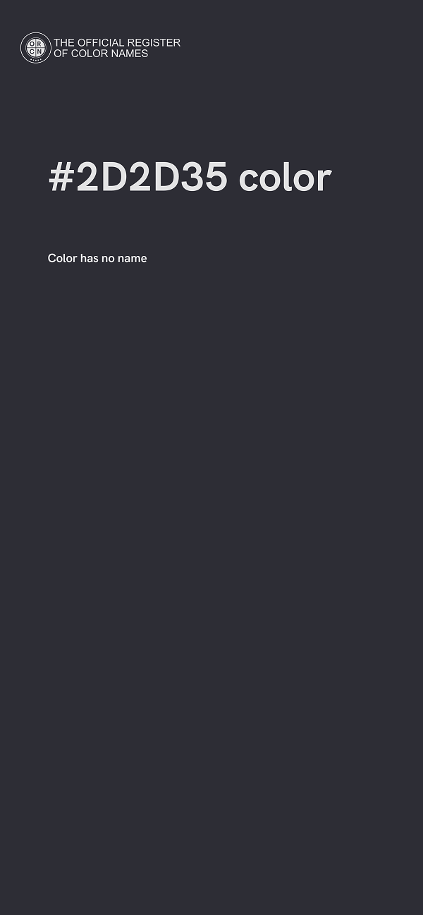#2D2D35 color image