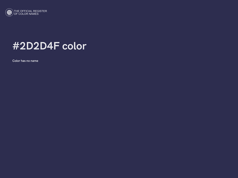 #2D2D4F color image