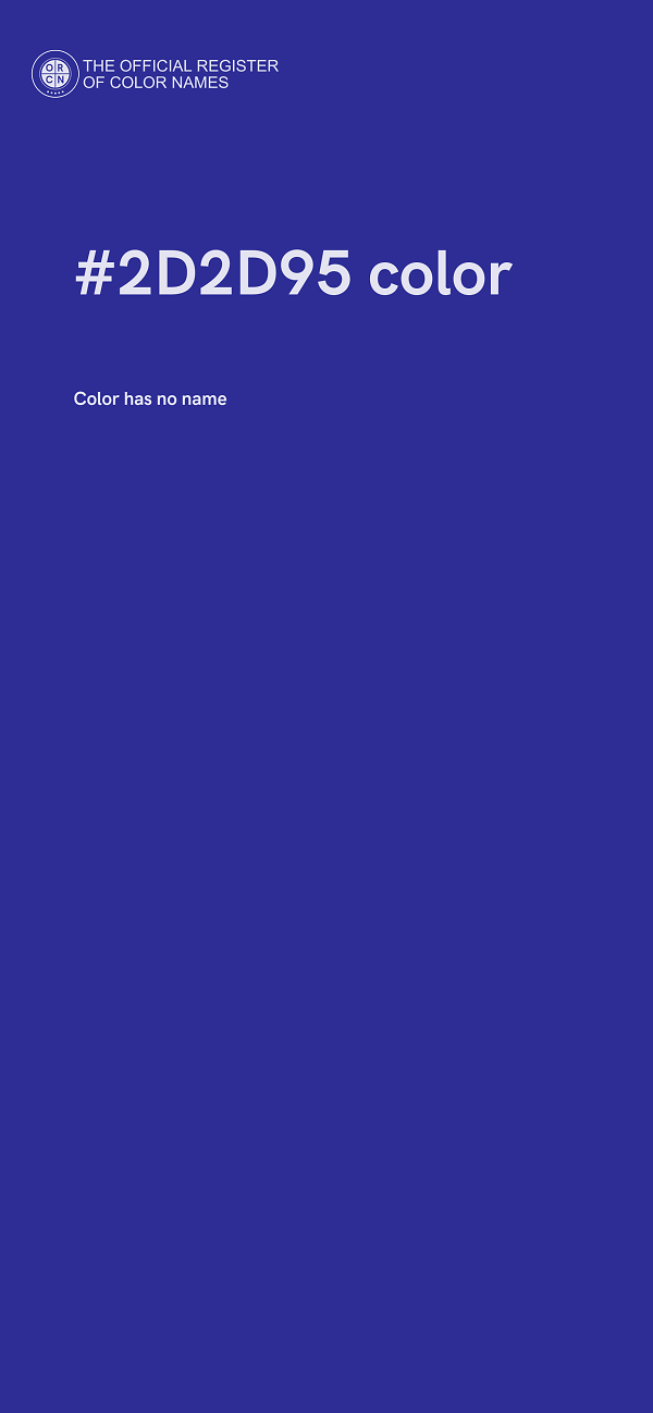 #2D2D95 color image