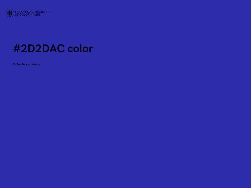 #2D2DAC color image