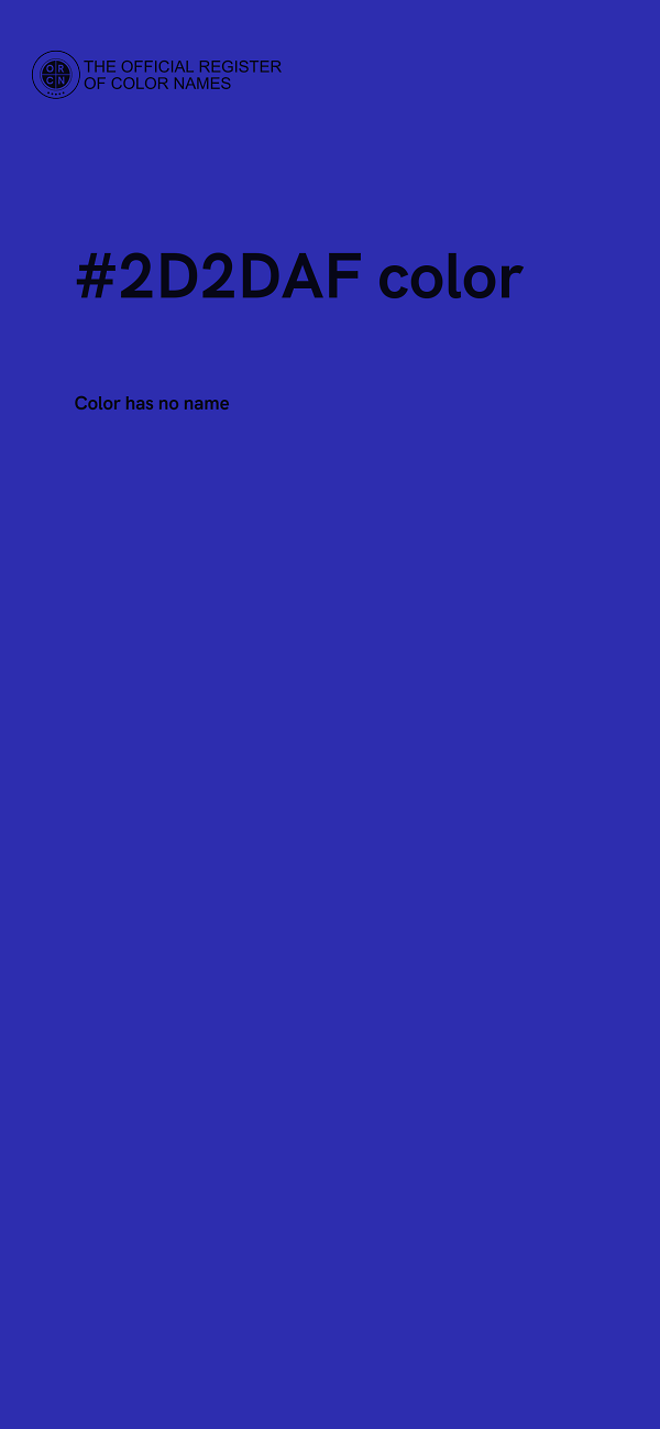 #2D2DAF color image