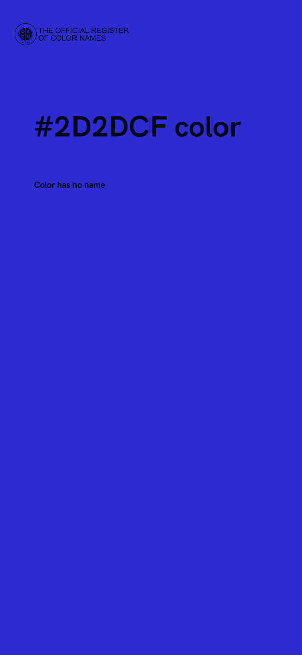 #2D2DCF color image