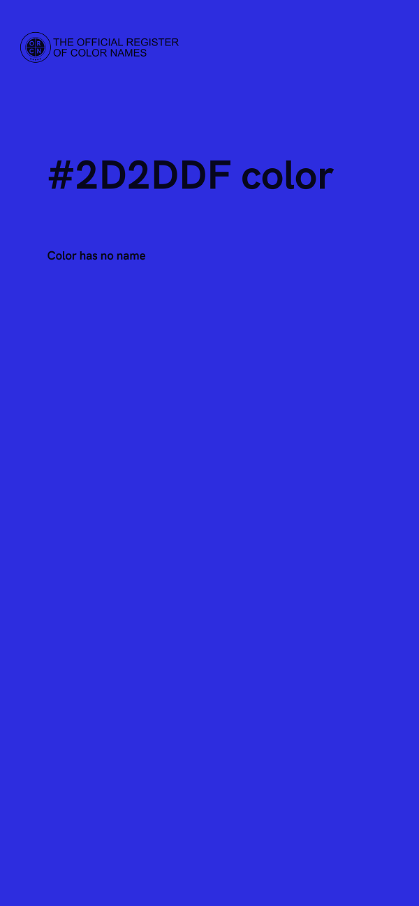 #2D2DDF color image